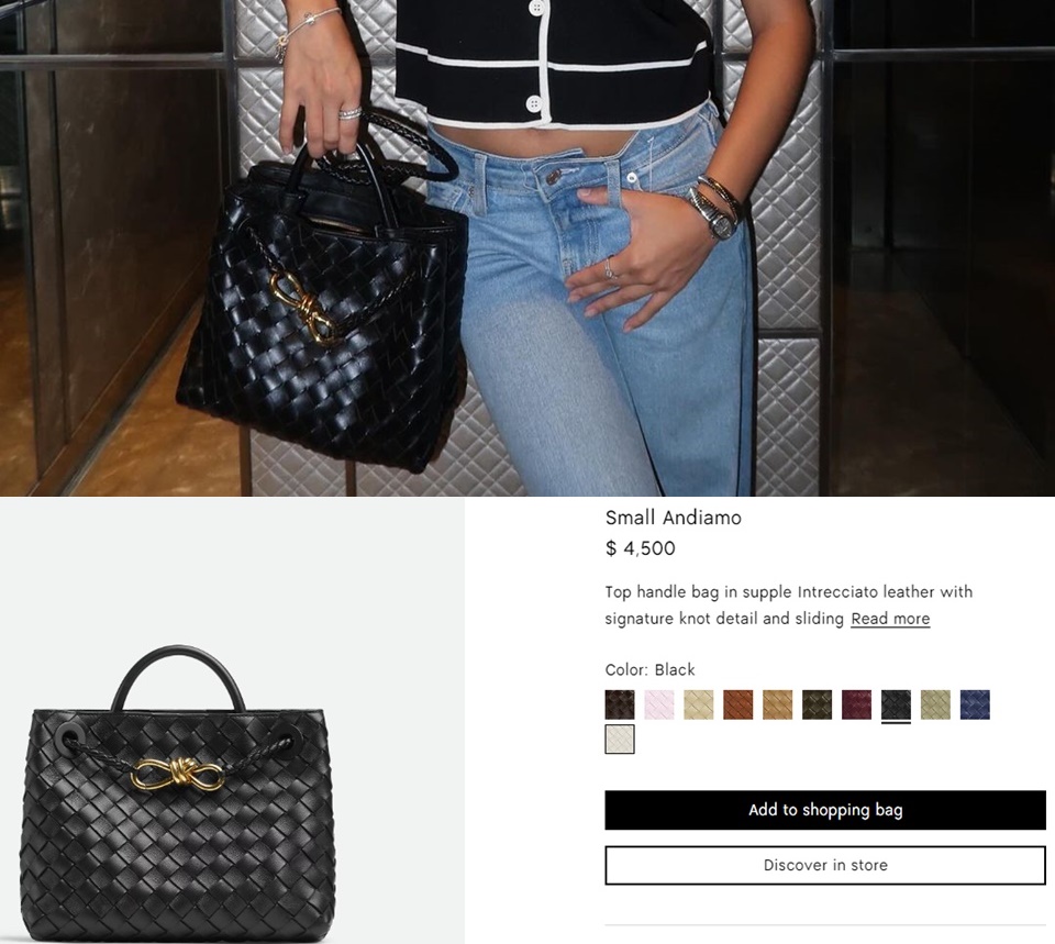 Jennifer Coppen Pakai Bottega Veneta [Instagram]
