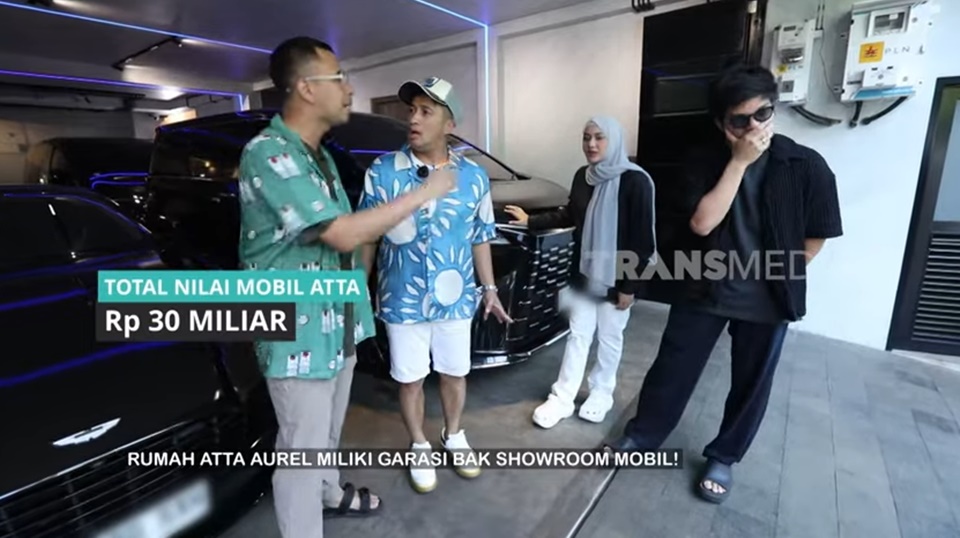 Koleksi Mobil Mewah Atta Halilintar [YouTube]
