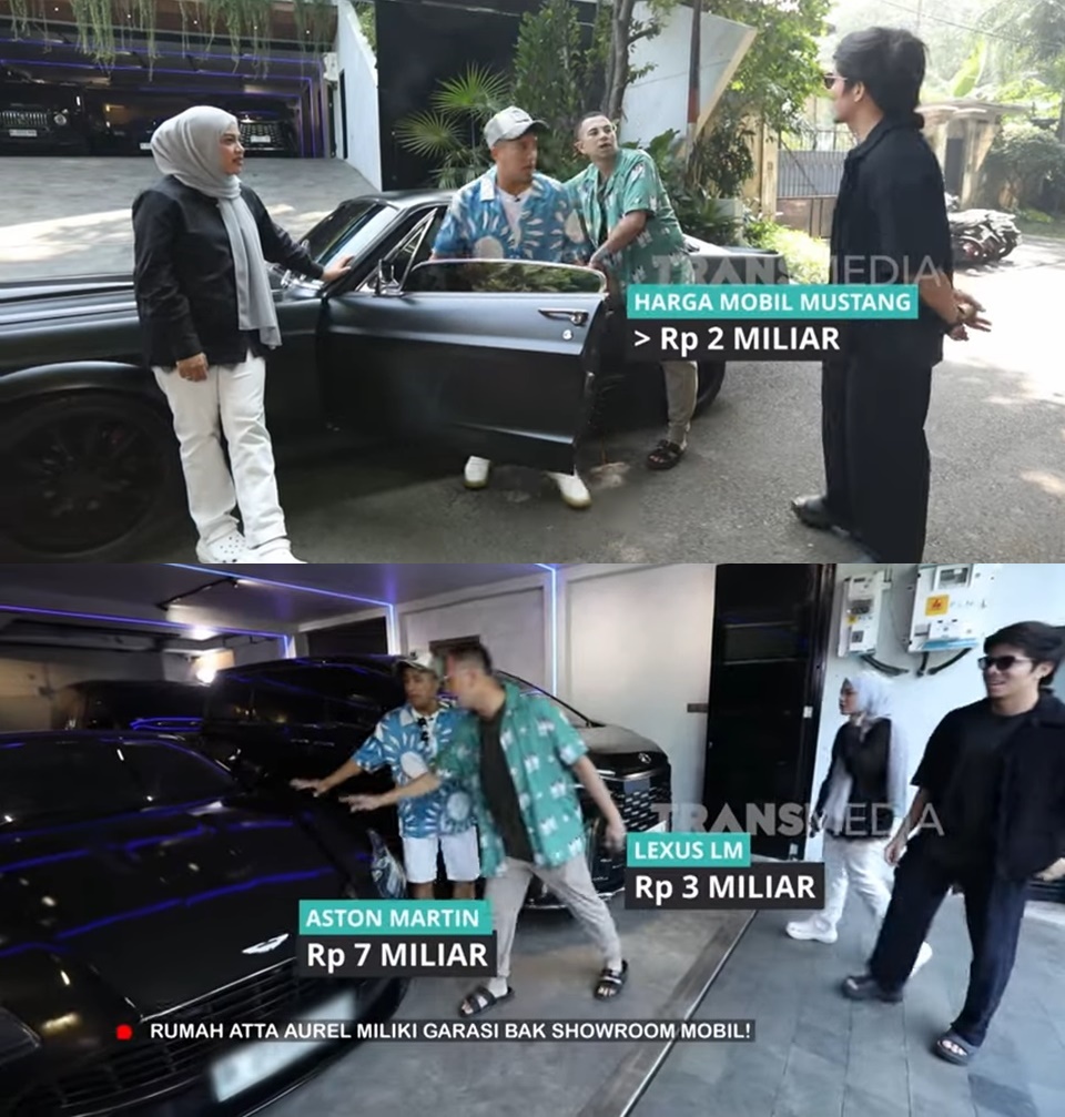 Koleksi Mobil Mewah Atta Halilintar [YouTube]