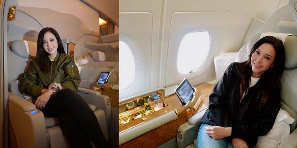 Maia Estianty Naik Jet Pribadi [Instagram]