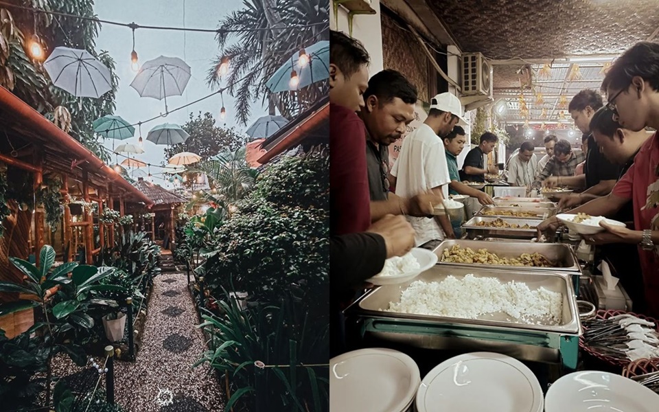 Resto Lesehan Jakarta Omah Pincuk [Instagram]