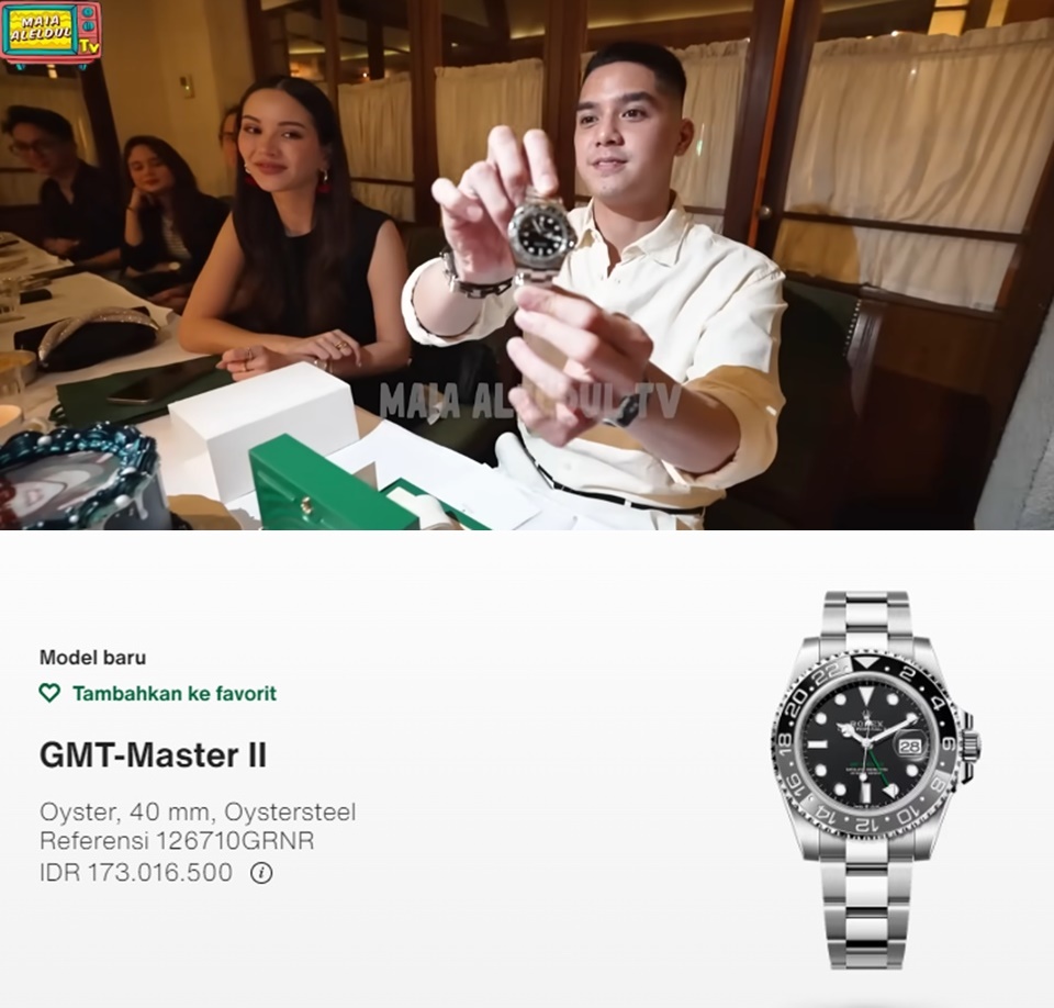 Al Ghazali Dapat Rolex dari Maia Estianty dan Irwan Mussry [YouTube]
