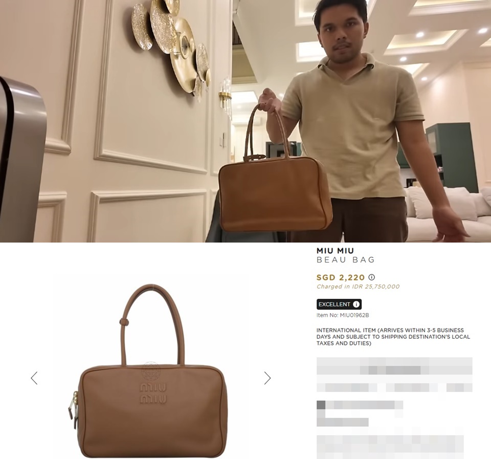 Thariq Halilintar Kado Tas Branded untuk Aaliyah Massaid [YouTube]