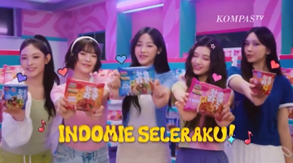 NewJeans Iklan Indomie