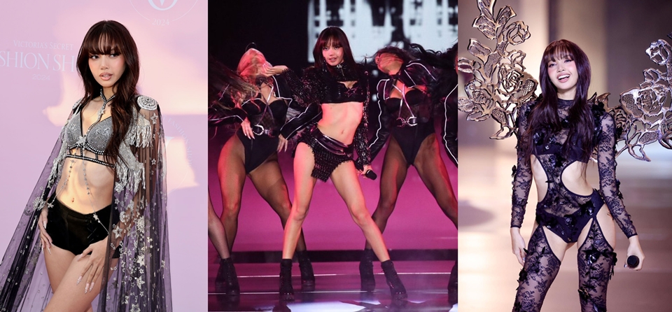 Penampilan Lisa BLACKPINK di Victoria's Secret Fasion 2024 [Instagram]