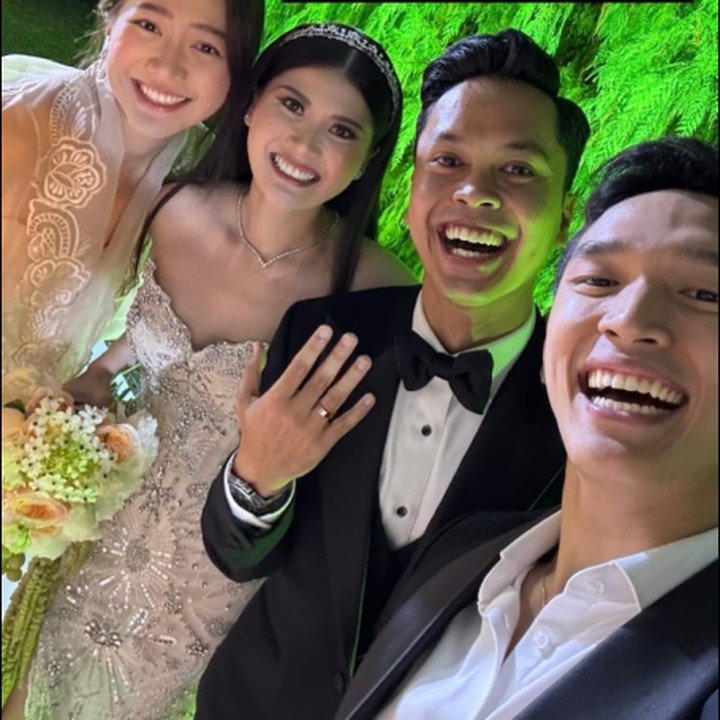Jonatan Christie dan Shanju di Pernikahan Anthony dan Mitzi [Instagram]
