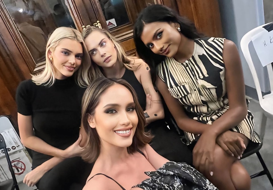 Cinta Laura Bareng Kendall Jenner & Cara Delevingne [Instagram]