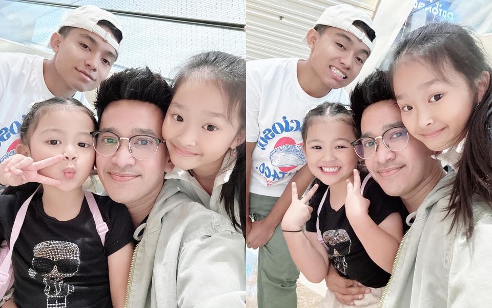 Ruben Onsu Bareng Anak-anaknya [Instagram]