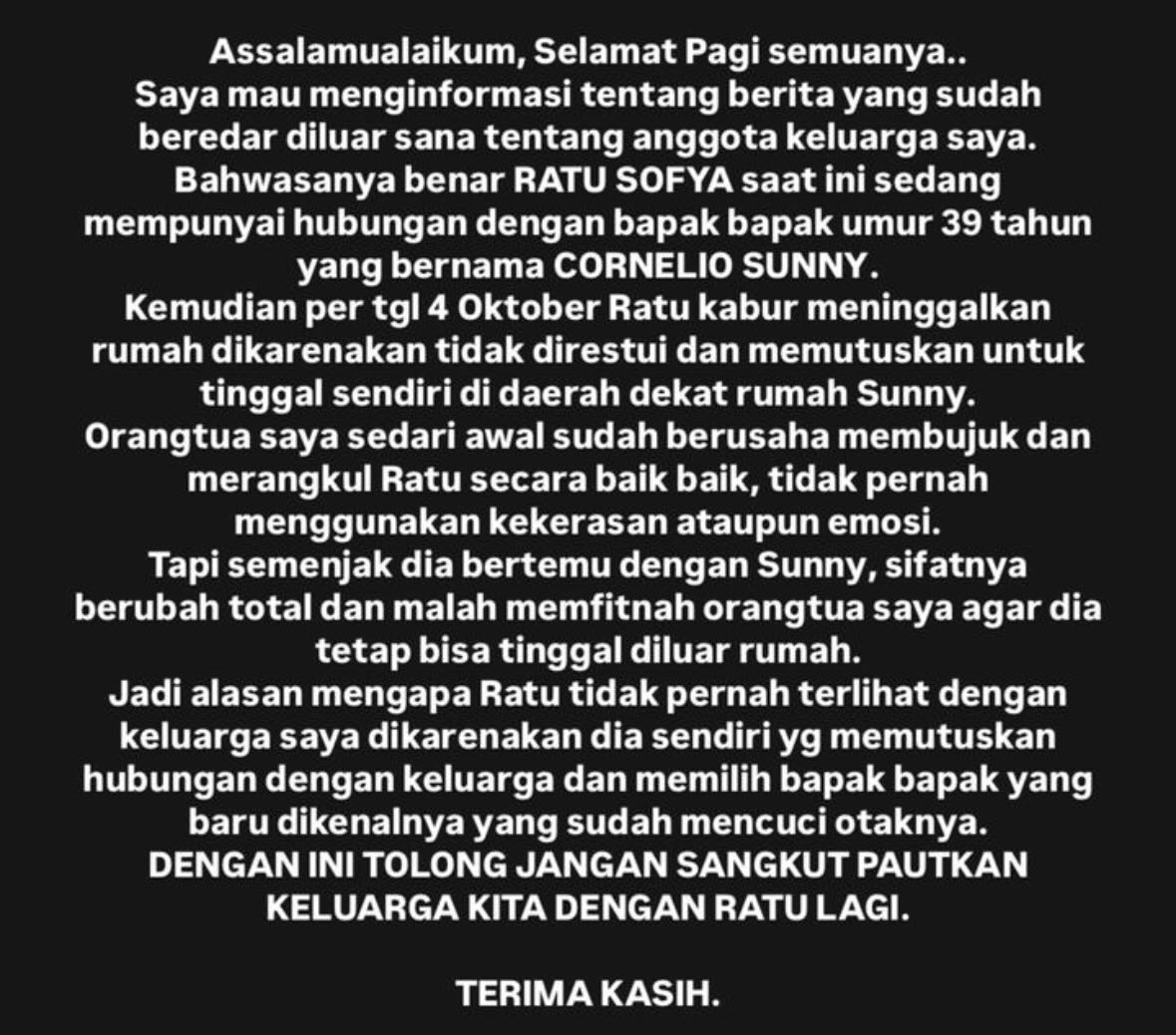 Story Bulan Sofya Adik Ratu Sofya