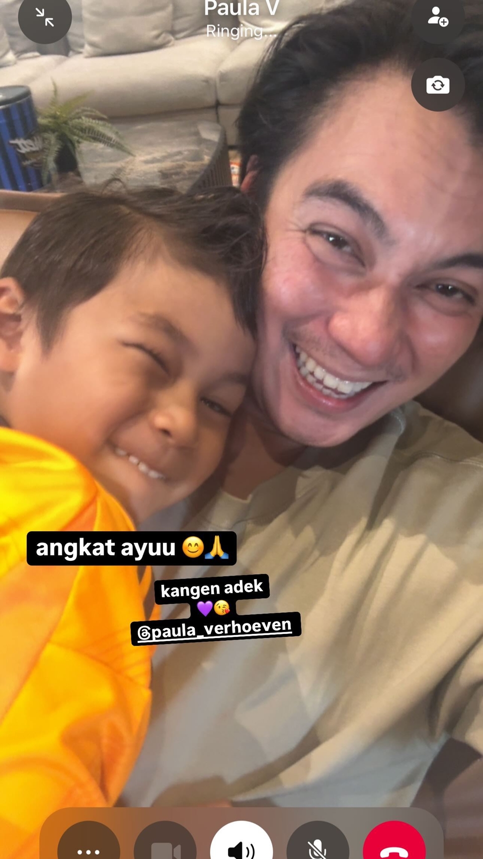 Baim Wong Tunjukkan Kalau Paula Verhoeven Gak Angkat VC dari Anak