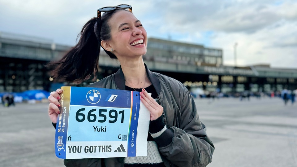 Yuki Kato di Berlin Marathon 2024 [Instagram]