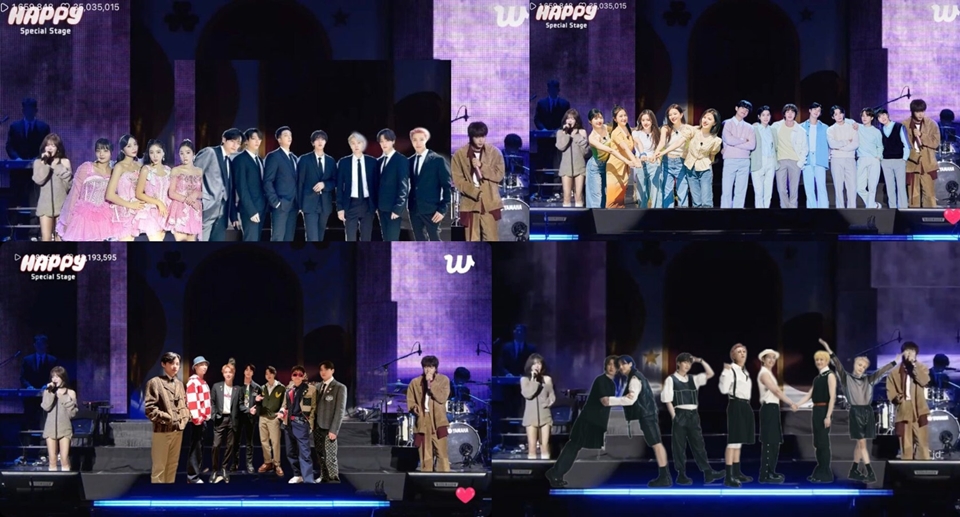 Meme Jin BTS dan Wendy Red Velvet usai Tampil Bareng