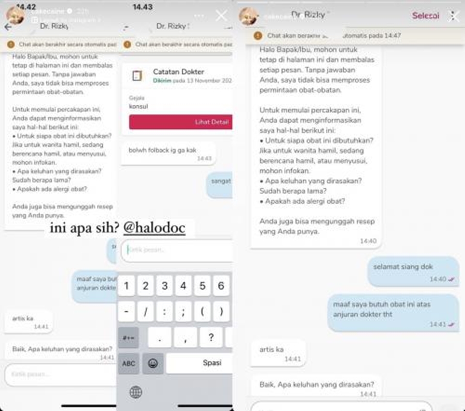 Nadin Amizah Keluhkan Dokter Tak Profesional [Instagram]