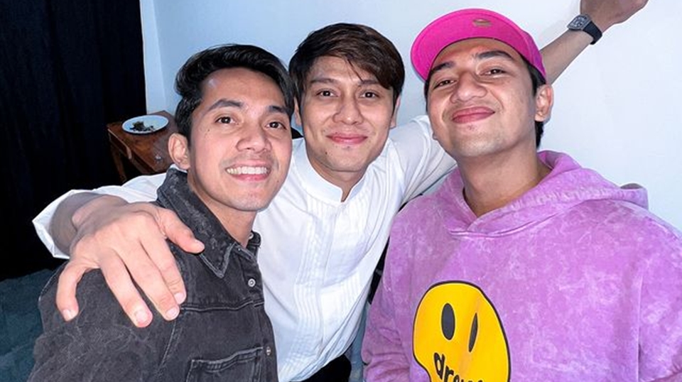Ady Sky bareng Dua Sahabatnya, Rizky Billar dan Harris Vriza