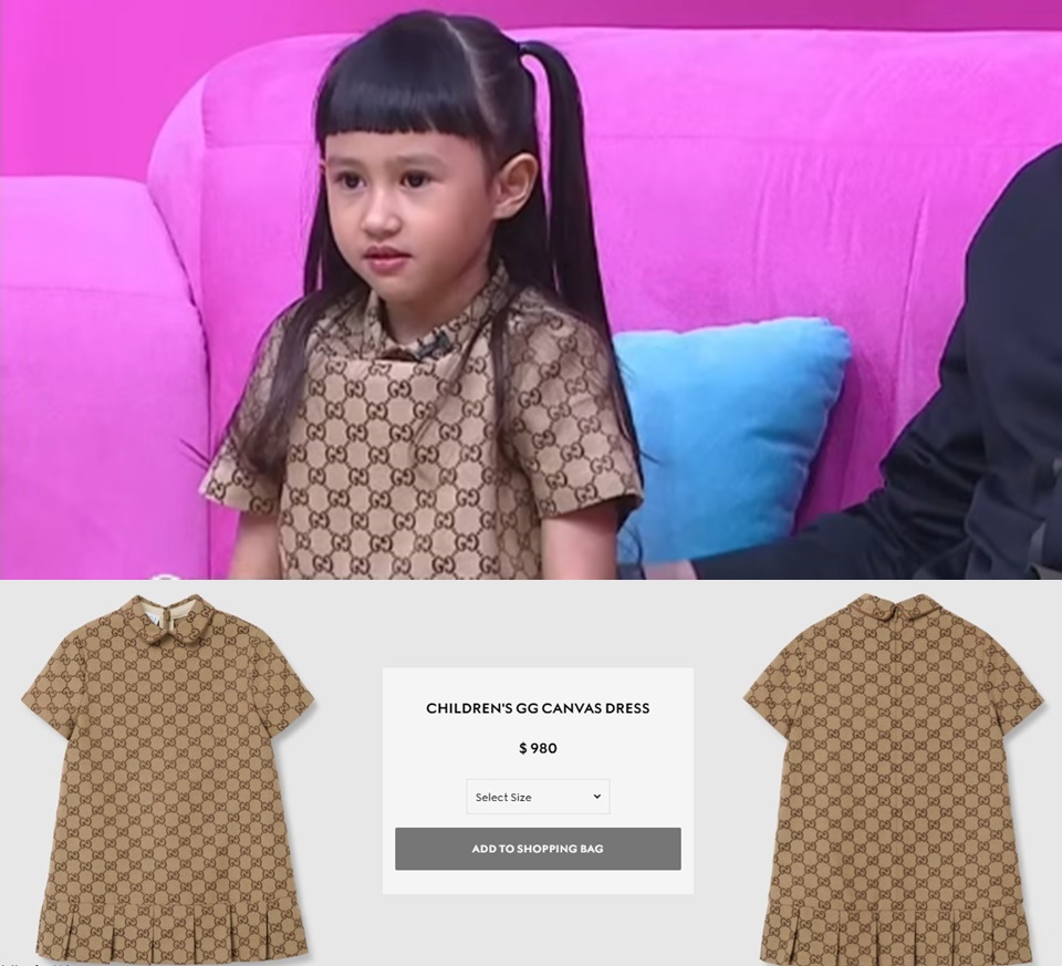 Harga Outfit Anak Kartika Putri Capai Rp15 Juta [YouTube-Gucci]