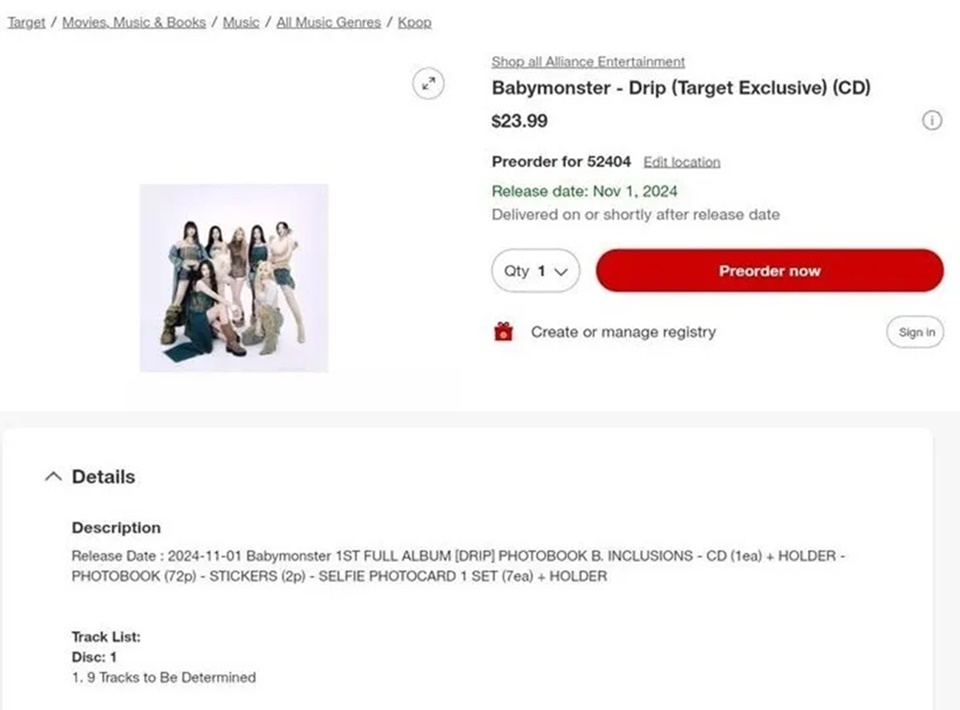Detail Album Perdana BABYMONSTER Diduga Bocor [Target]