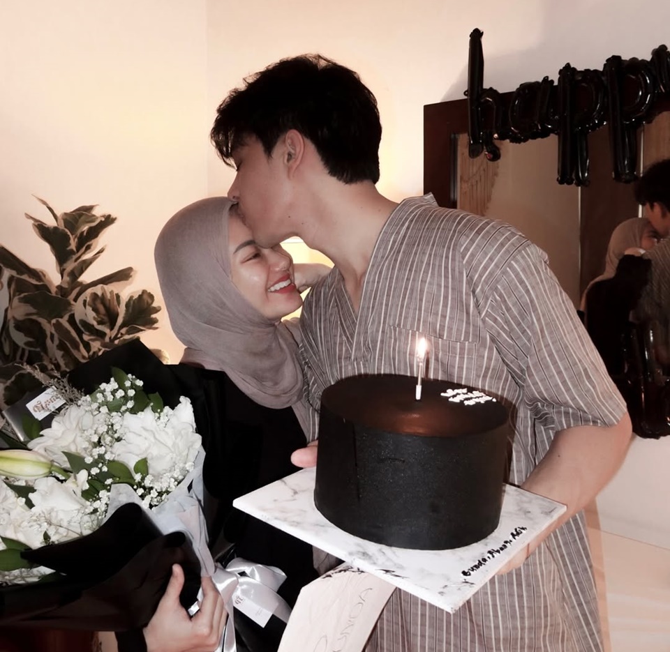 Momen Ulang Tahun Rey Mbayang dan DInda Hauw [Instagram]