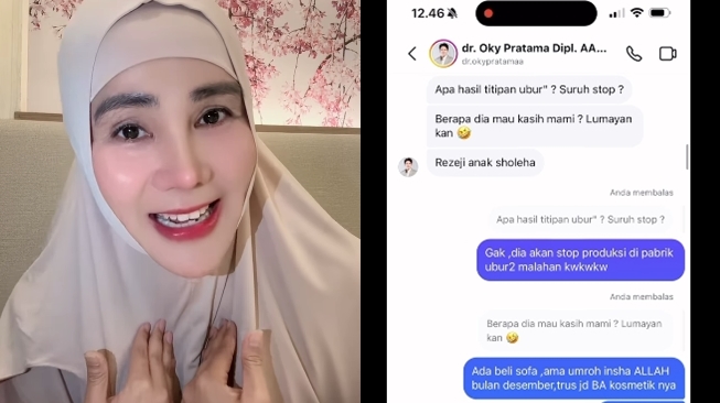 Isa Zega Umbar Chat dengan dr. Oky Pratama