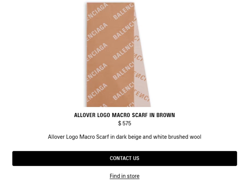 Scarf Jutaan Rupiah Milik Mahalini [Balenciaga]