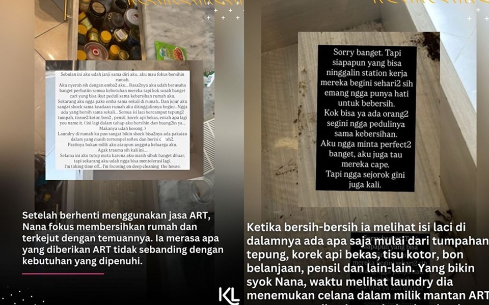 Nana Mirdad Curhat Rumah Super Kotor Gara-gara ART Tak Tanggung Jawab [IG Story]