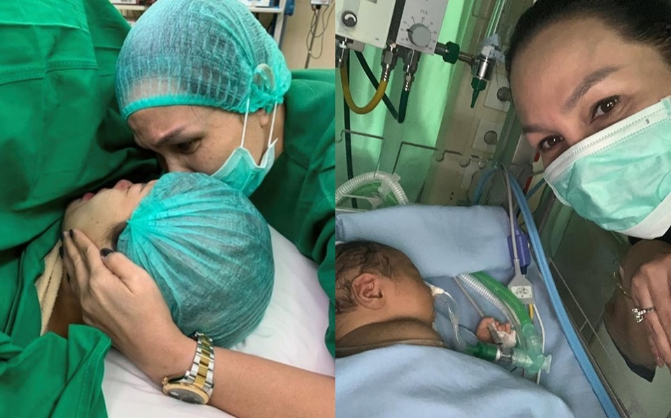 Fitri Salhuteru Dampingi Nikita Mirzani Lahiran Anak Bungsu [instagram]