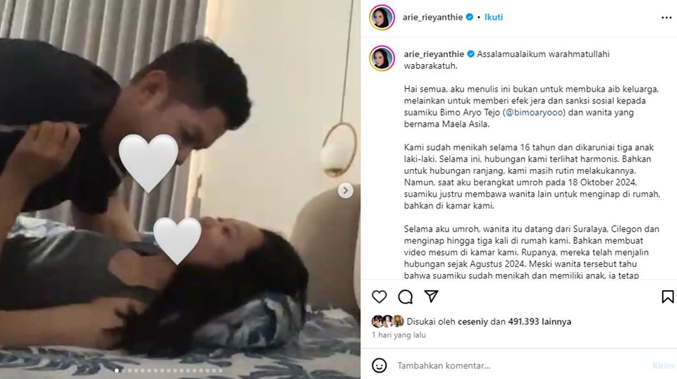 Selebgram Siti Septi Ariyanti Diselingkuhi Suami