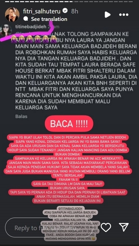 Story Fitri Salhuteru