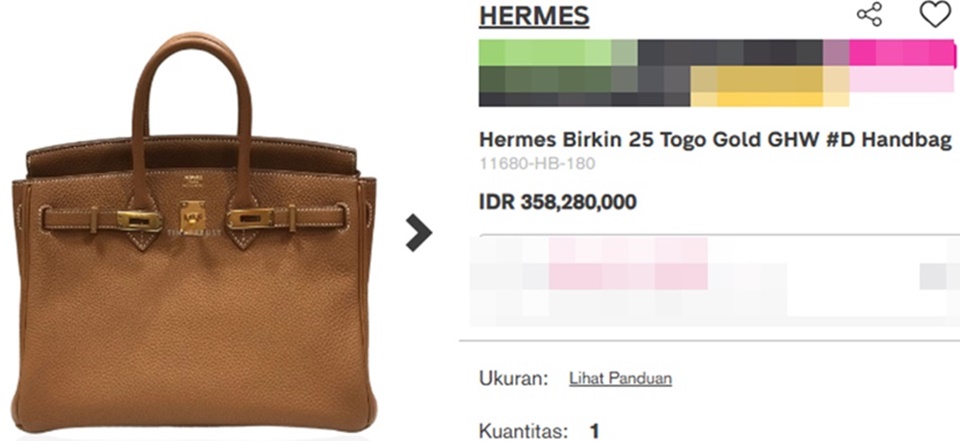 Tas Hermes Tara Basro [Tinkerlust]