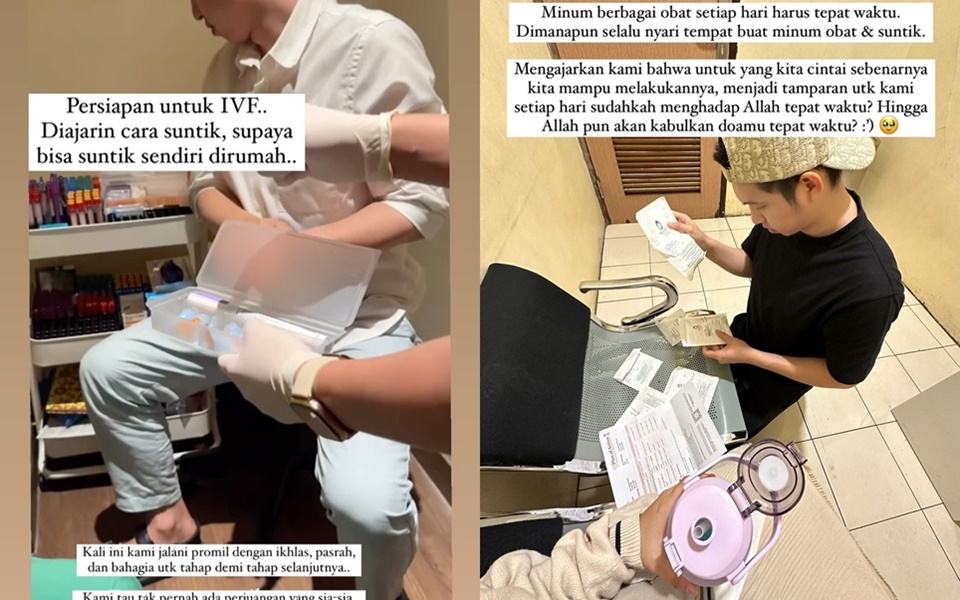 Perjuangan Ustaz Dennis Lim dan Istri Untuk Program Hamil [Instagram]