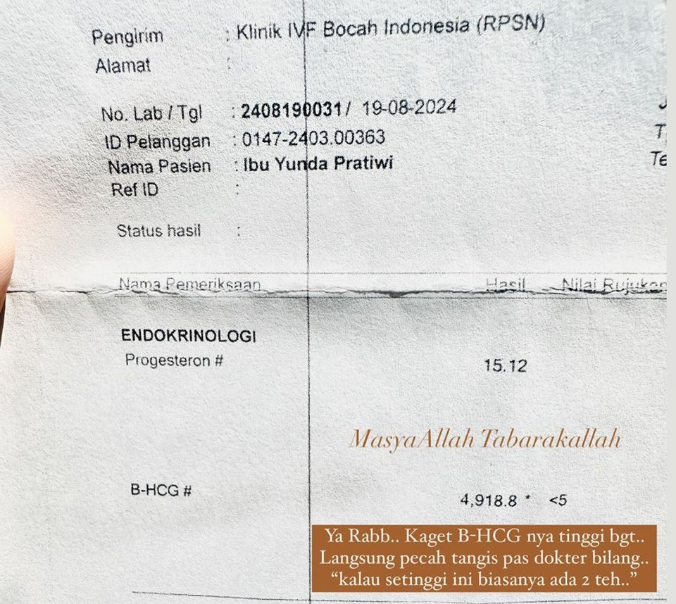 Perjuangan Ustaz Dennis Lim dan Istri Untuk Program Hamil [Instagram]