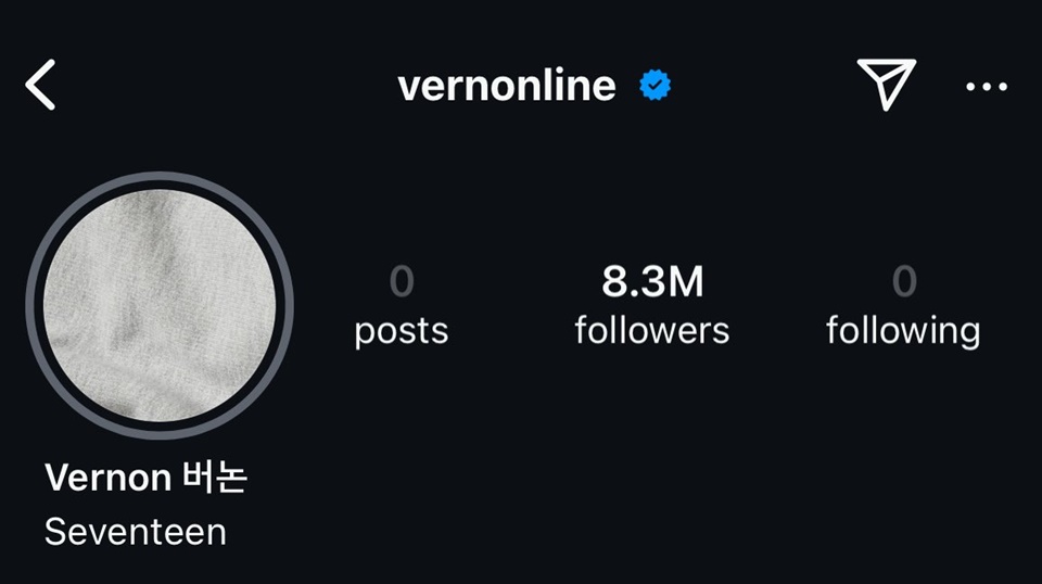 Vernon SEVENTEEN Hapus Postingan IG dan Unfollow Semua Orang [Instagram]