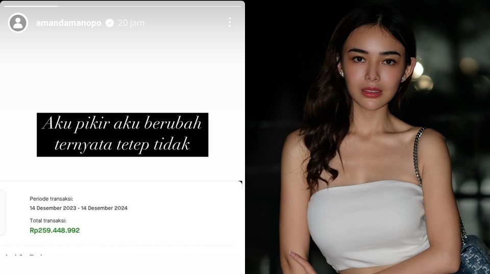 Pengeluaran Amanda Manopo Untuk Ojol Tembus Rp259 Juta [Instagram]