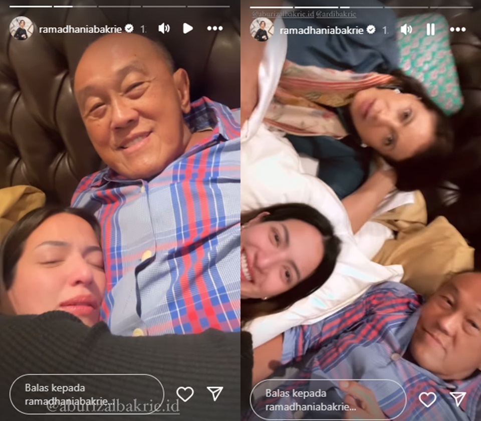 Nia Ramadhani Pamer Kedekatan Dengan Mertua [Instagram Story]