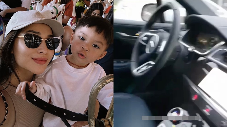 Nikita Willy Bareng Isa Sang Putra Naik Mobil Tanpa Sopir [Instagram]