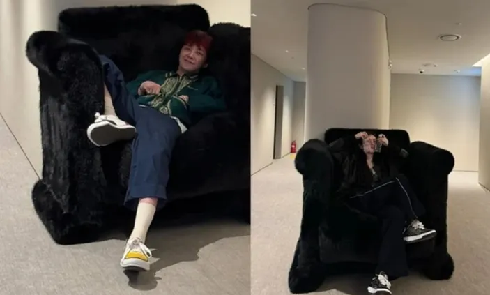 sofa G-Dragon dan Han So Hee