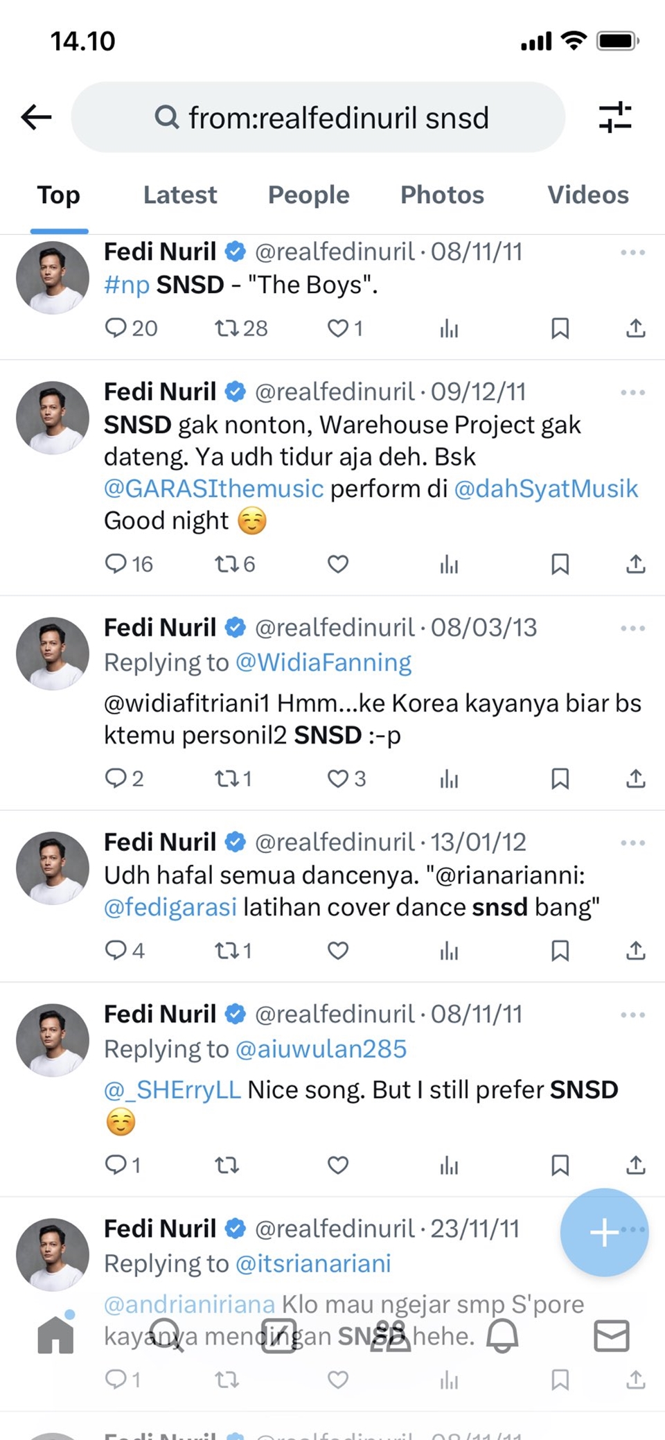 Fedi Nuril Fanboy SNSD [x.com]