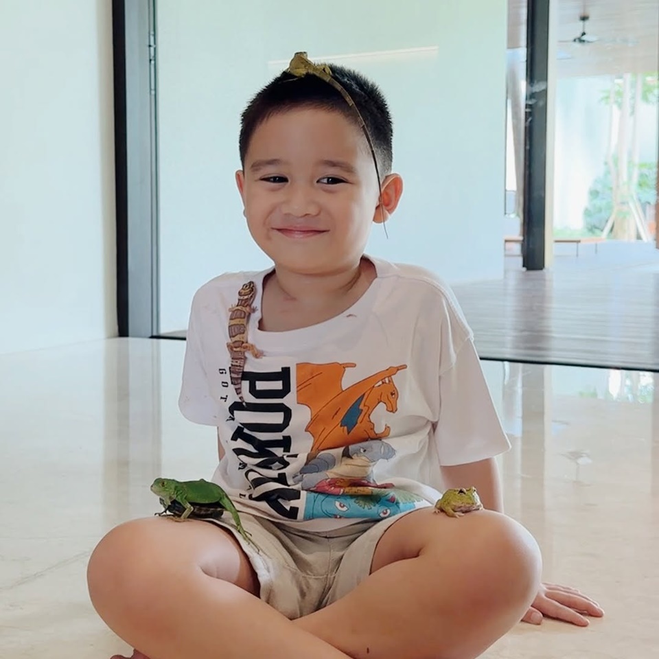 Athar Putra Citra Kirana Si Pecinta Binatang [Instagram]