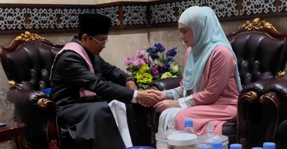 Celine Evangelista Ketemu Imam Besar Istiqlal [Instagram]