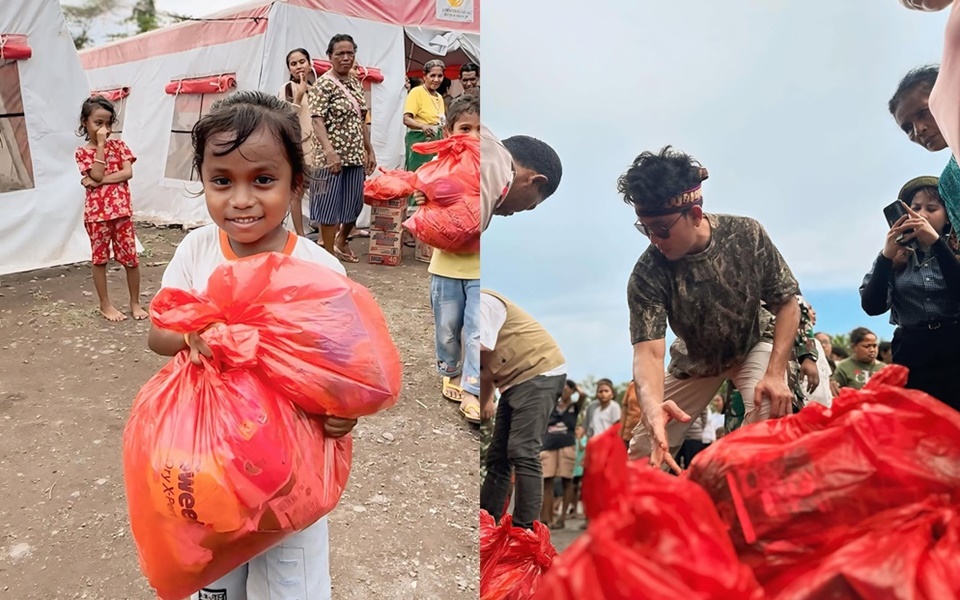 Denny Sumargo Salurkan Dana Donasi ke Korban Bencana Alam Lewotobi [Instagram]