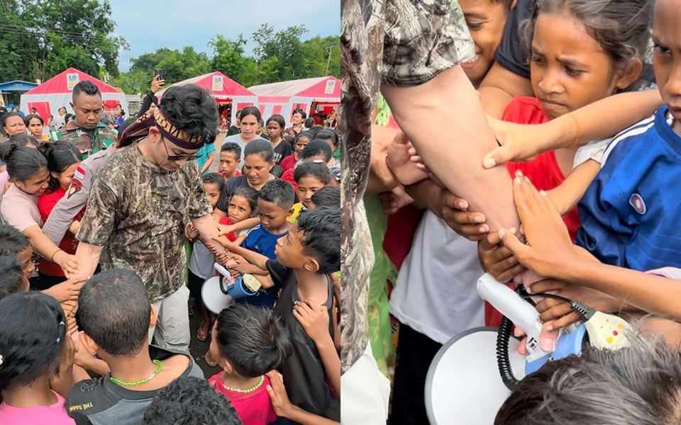 Denny Sumargo Salurkan Dana Donasi ke Korban Bencana Alam Lewotobi [Instagram]