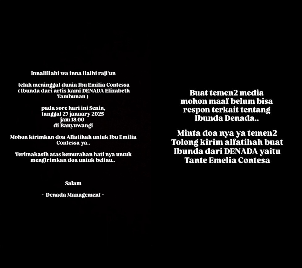 emilia contessa_ meninggal_