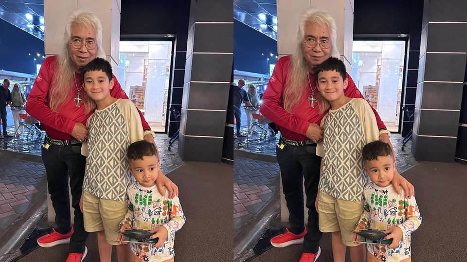 Gideon Tengker Ketemu Cucu