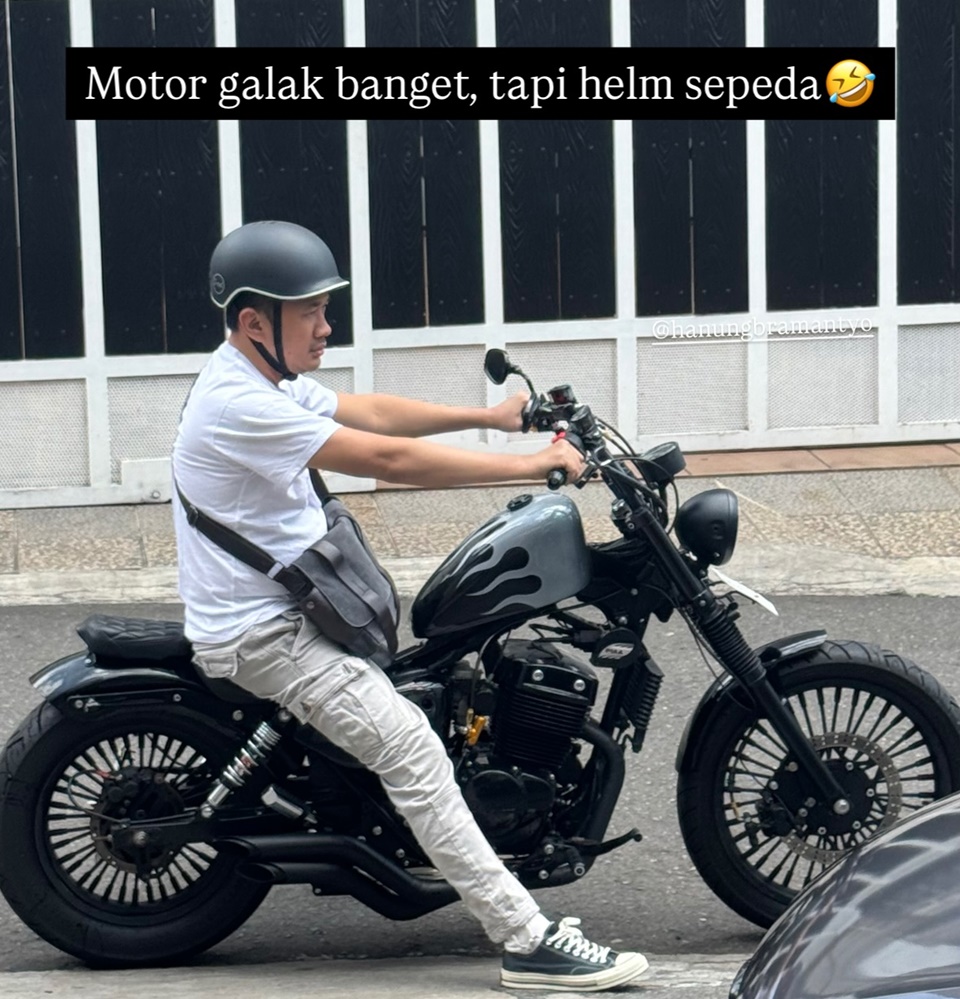 Motor Hanung Bramantyo Ditaksir Bernilai Rp57 Juta Lebih [Instagram]