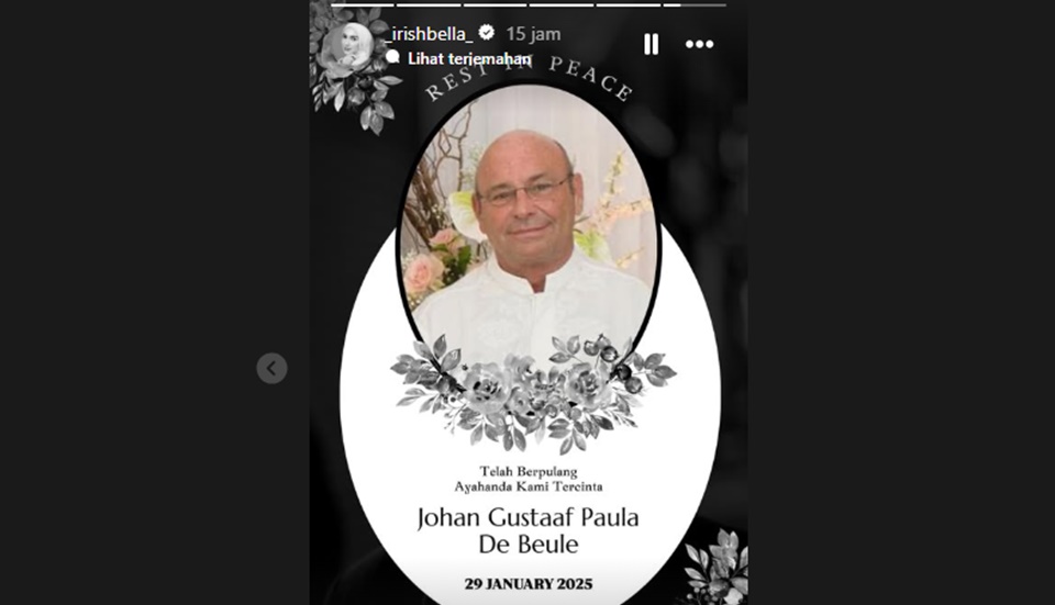 Irish Bella Ungkap Kabar Duka Meninggalnya Sang Ayah [Instagram]