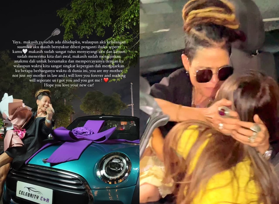 Jennifer Coppen Bari Hadiah Mobil Mewah ke Mama Mertua [Instagram]