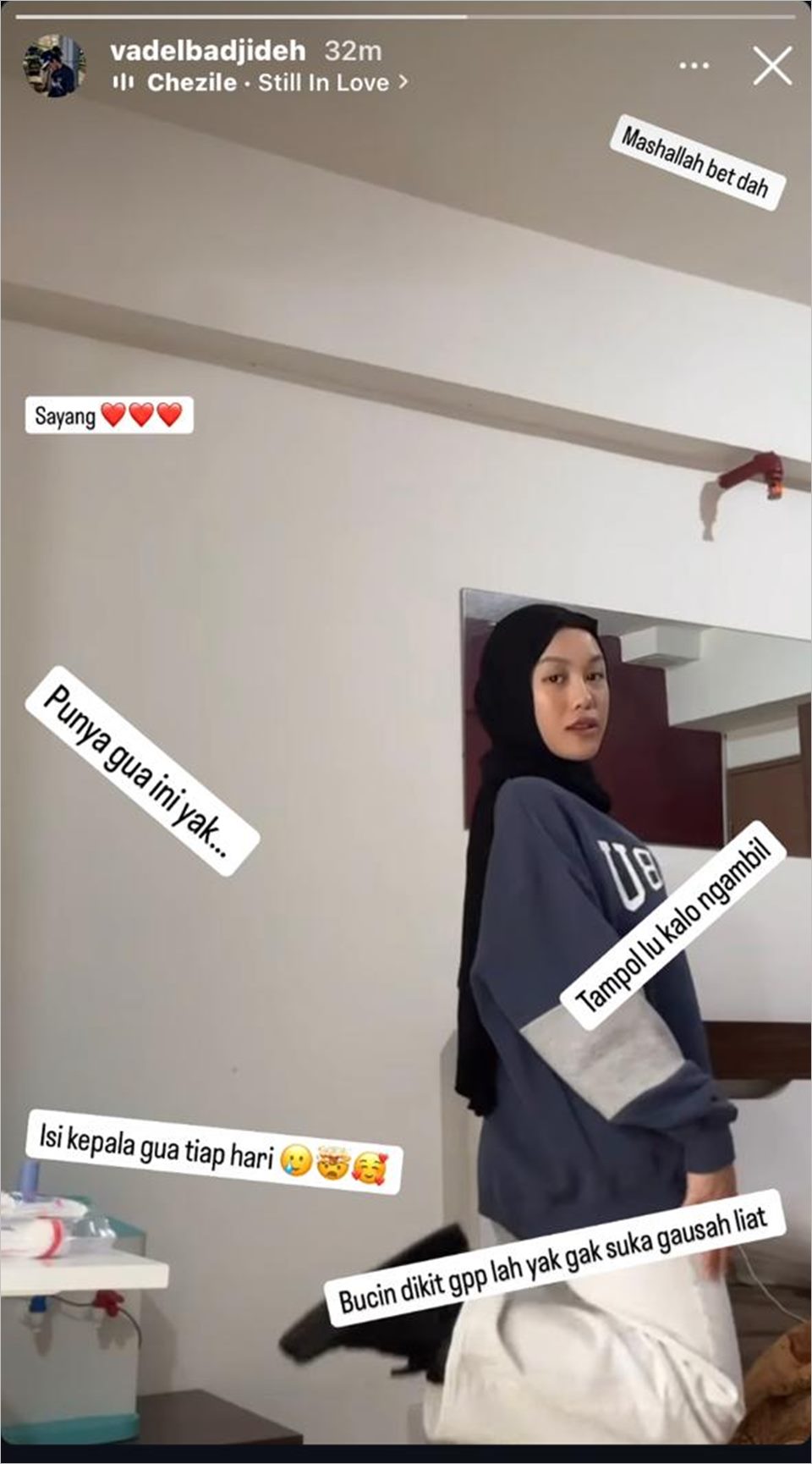 Vadel Badjideh pamer bucinin Laura Meizani [instagram]