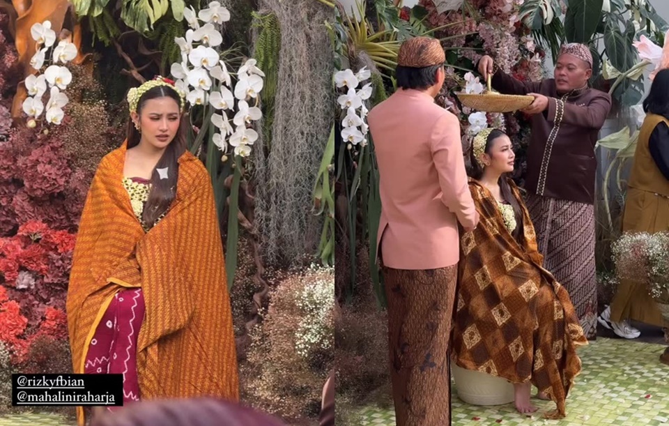 Rizky Febian dan Mahalini Gelar Acara 7 Bulanan [Instagram]