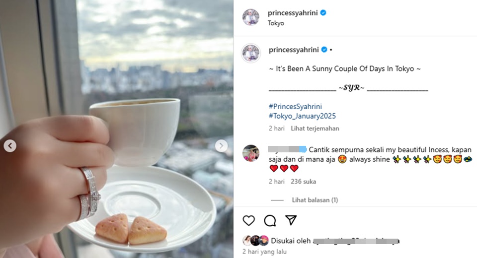 Syahrini Pakai Cincin Rp1,2 Miliar [Instagram]