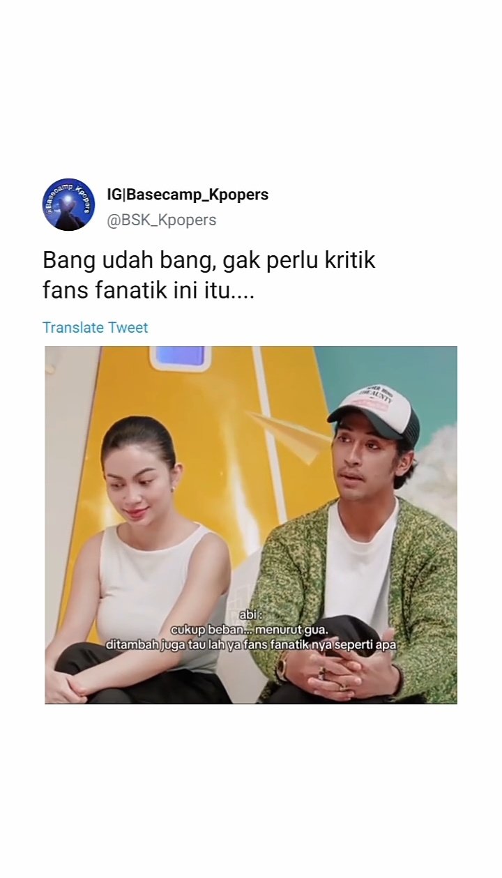 ucapan Abidzar soal fans fanatik
