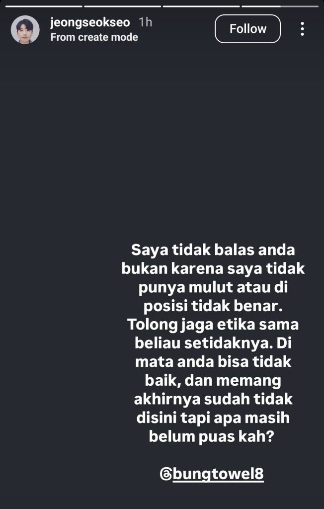 ucapan Jeje